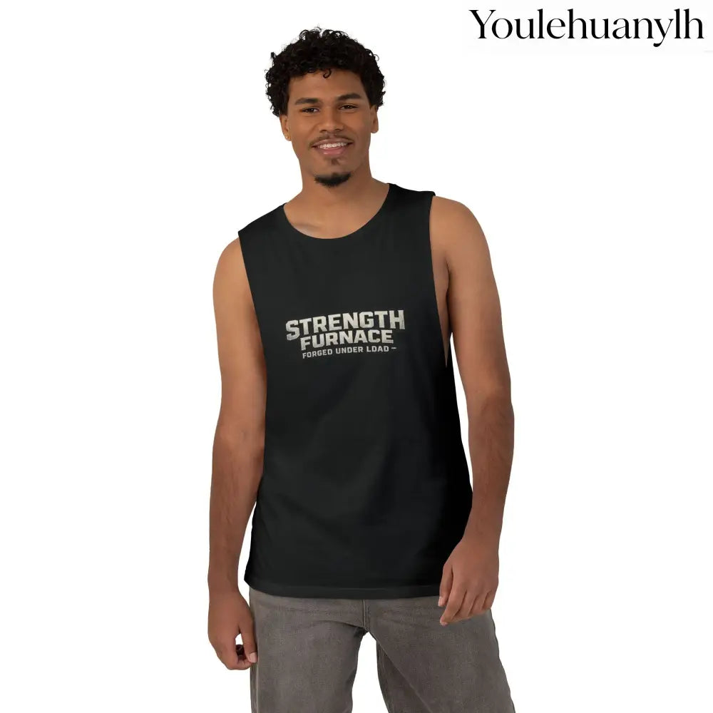 Furnace Tee (monochrome graphic) - MUSCLE TEE