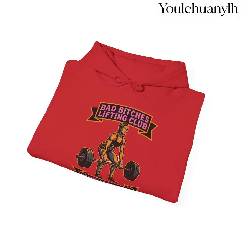 Hoodie, Bad Bitches Lifting Club “Deadlifts & Daiquiris” Weightlifting Hoodie - Hoodie