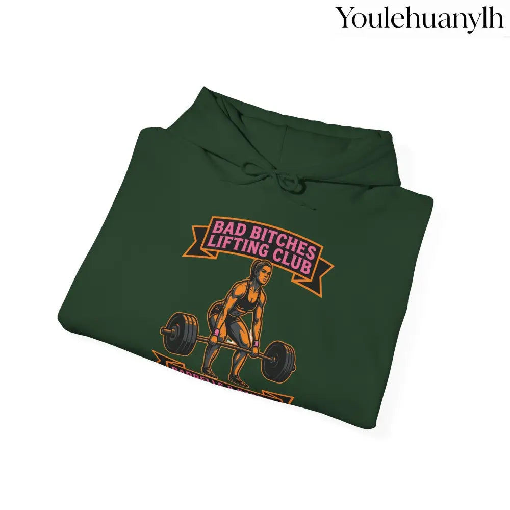 Hoodie, Bad Bitches Lifting Club “Deadlifts & Daiquiris” Weightlifting Hoodie - Hoodie