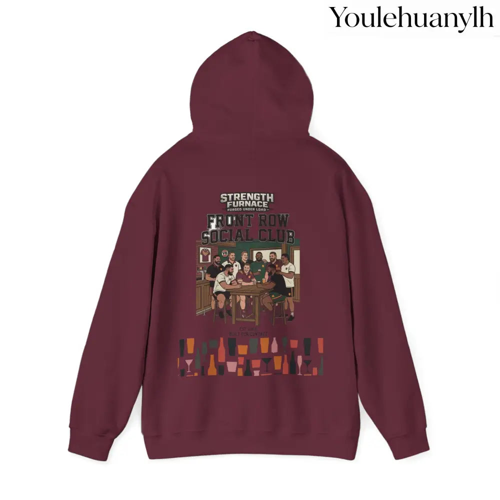 Hoodie, Front Row Social Club Graphic Pullover - Hoodie