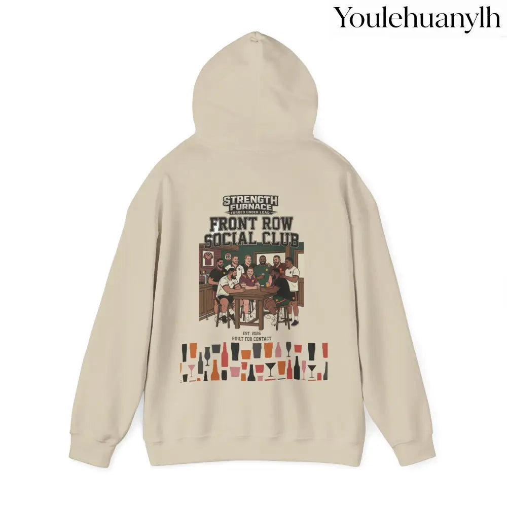 Hoodie, Front Row Social Club Graphic Pullover - Hoodie