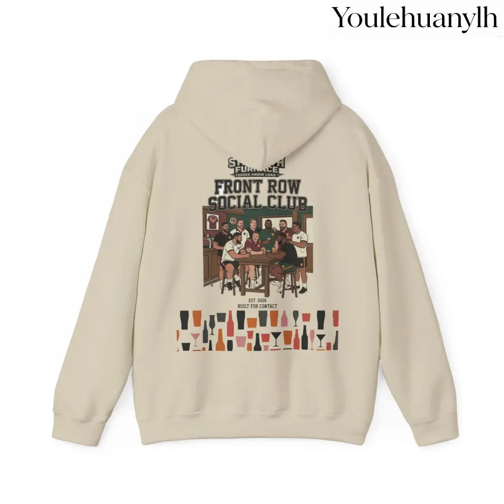 Hoodie, Front Row Social Club Graphic Pullover - Hoodie