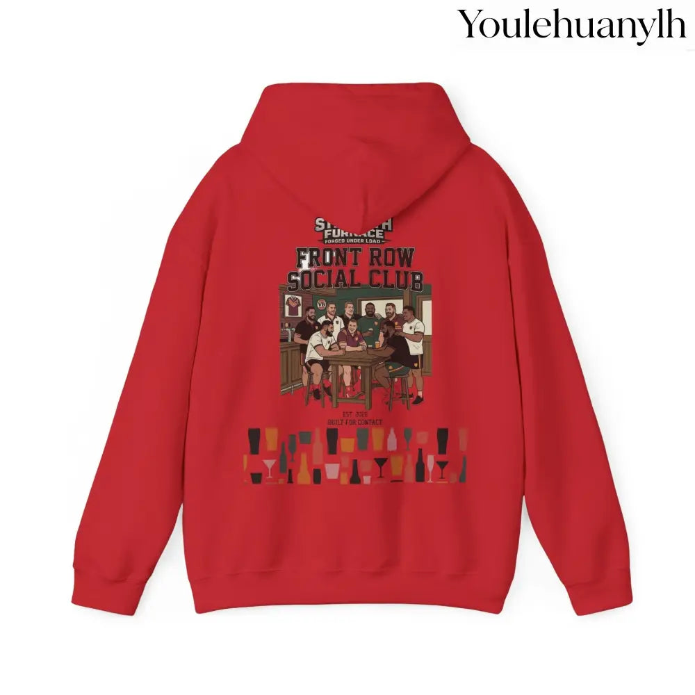 Hoodie, Front Row Social Club Graphic Pullover - Hoodie