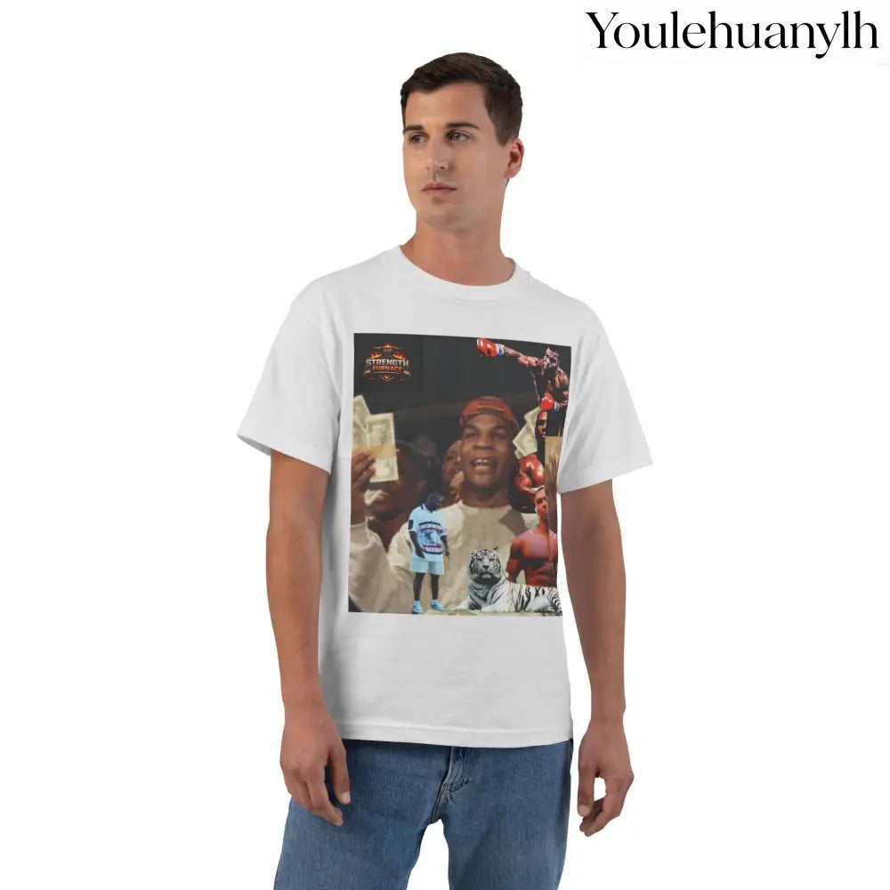 Iron Mike | King of the Jungle - Oversized Tee - Ash / S - T-Shirt