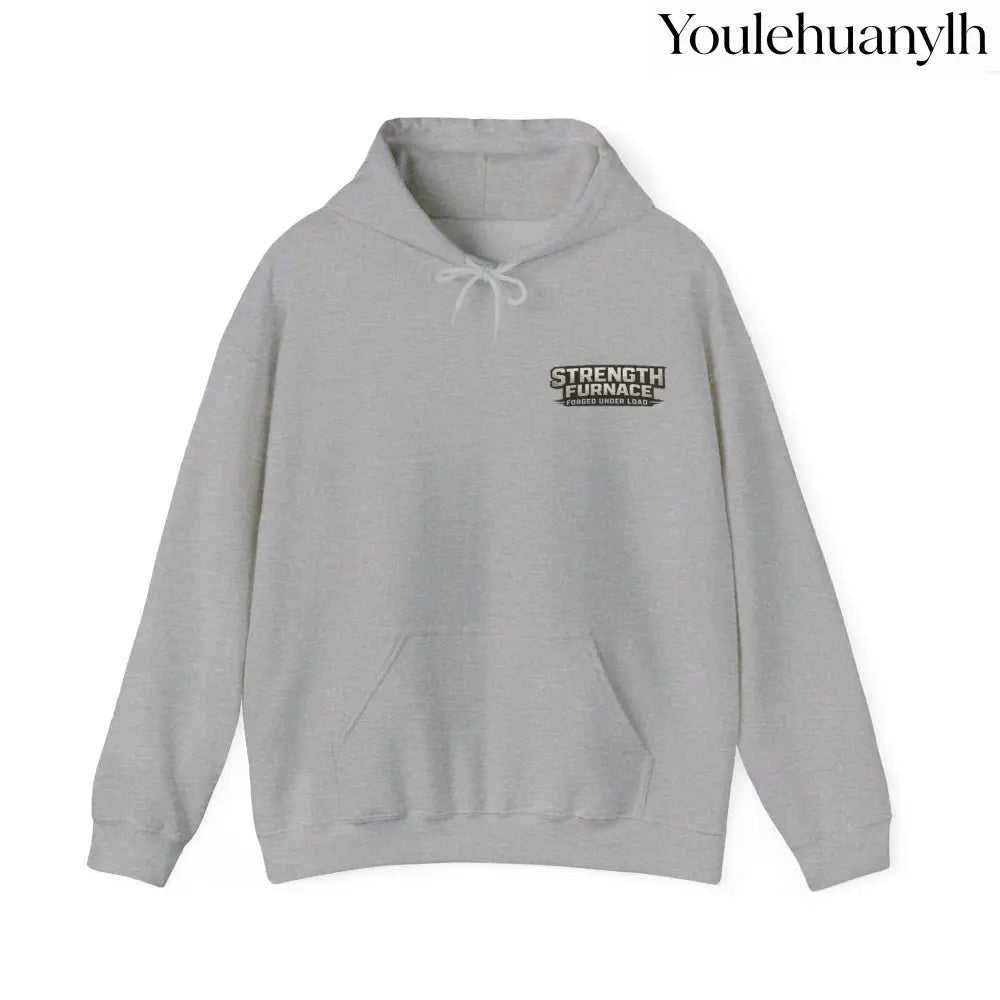 Registered Flex Offender Hoodie, Strength Furnace Gym Pullover - Sport Grey / S - Hoodie