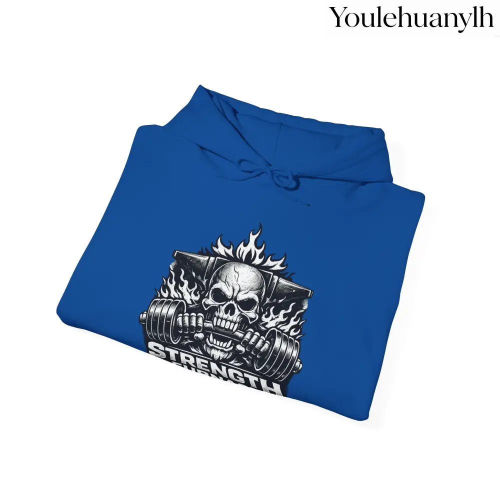 Strength Furnace Deadlift Hoodie, ’Deadlift or Die’ Weightlifting Gym Sweatshirt - Hoodie