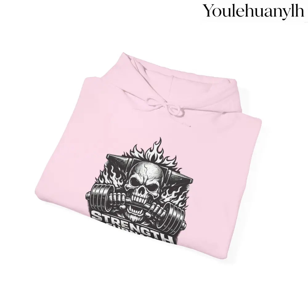 Strength Furnace Deadlift Hoodie, ’Deadlift or Die’ Weightlifting Gym Sweatshirt - Hoodie
