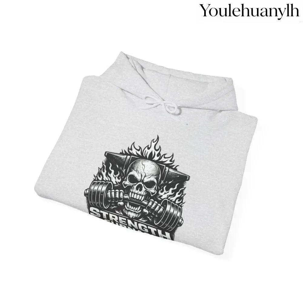 Strength Furnace Deadlift Hoodie, ’Deadlift or Die’ Weightlifting Gym Sweatshirt - Hoodie