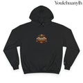 Strength Furnace Hoodie, Flaming Skull Barbell Gym Sweatshirt - Black / S - Hoodie