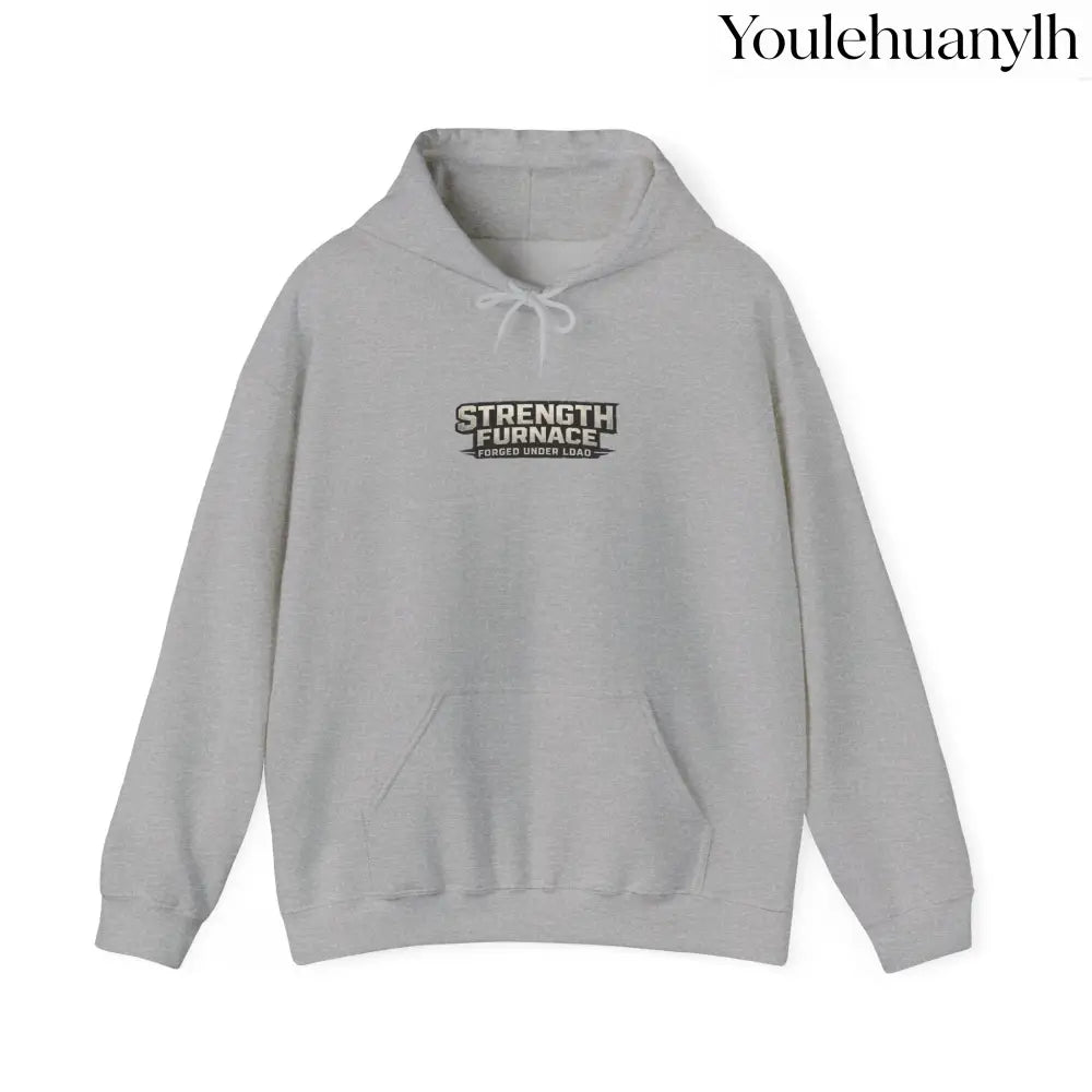Strength Furnace Hoodie, ’We Lifting Jdog’ Weightlifting Gym Hoodie - S / Sport Grey - Hoodie