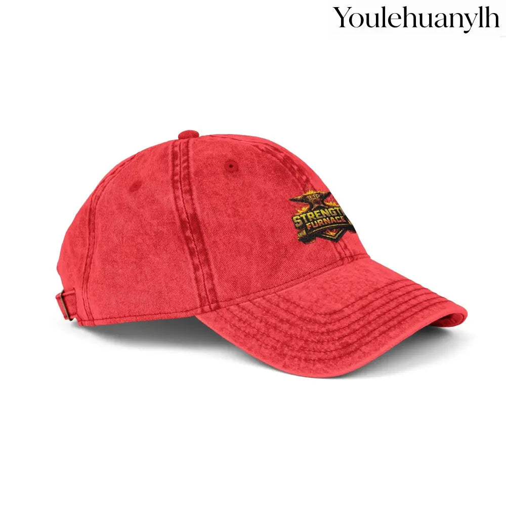 Vintage Embroidered Cap - Hats