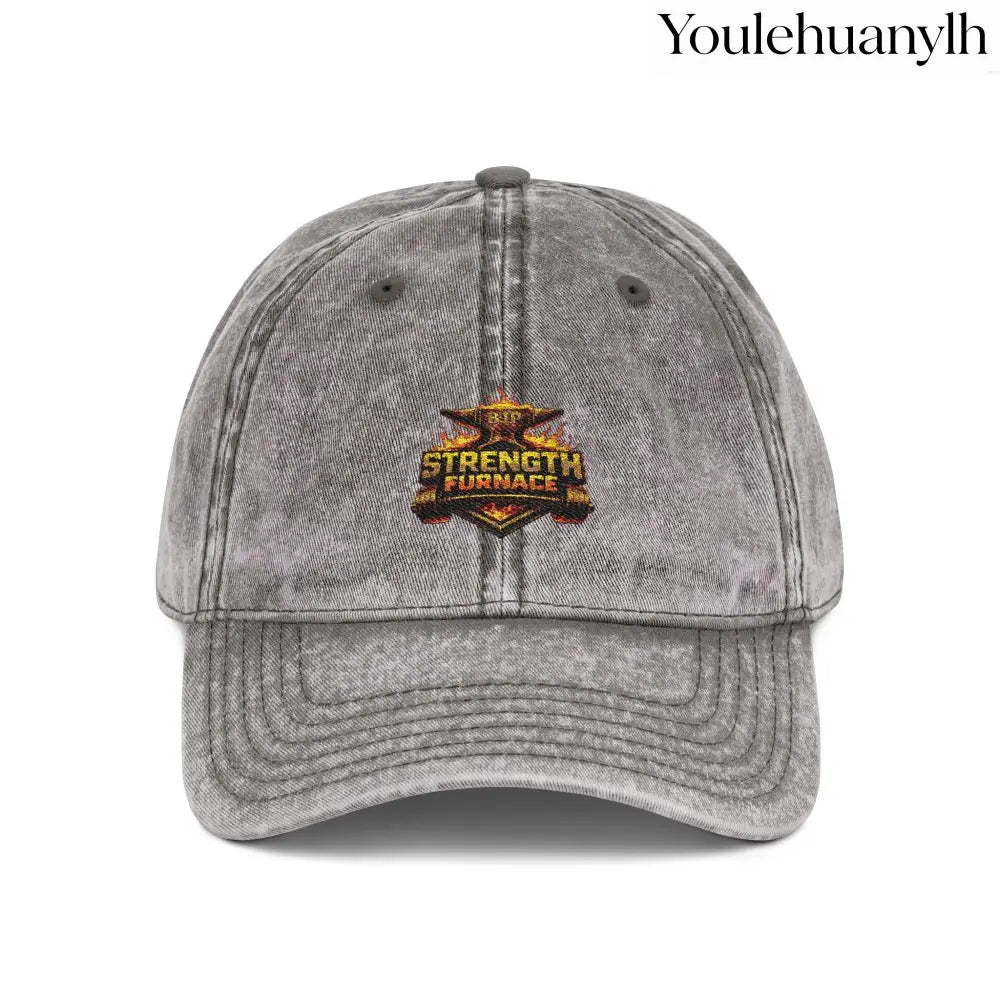 Vintage Embroidered Cap - Hats
