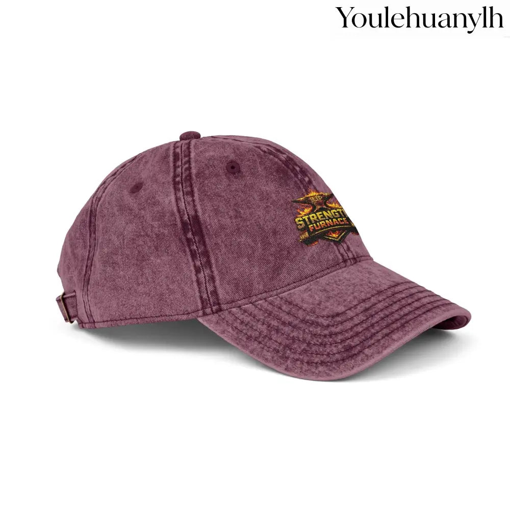 Vintage Embroidered Cap - Hats
